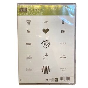 🍒 Stampin’Up! 🍒 “Bonjour l’abeille” Stamp set.